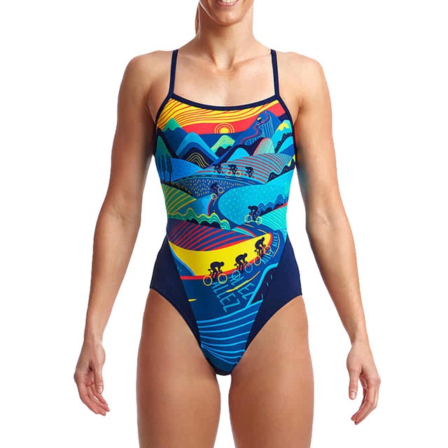 펑키타 ALLEZ ALLEZ 여자 원피스 미들컷 싱글스트랩백 탄탄이 실내 수영복 FS15L02302_FS16G02302